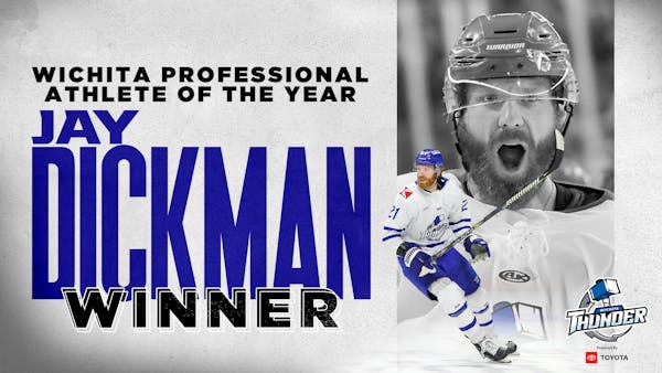 Dickman Wins Wichita Pro Athlete Of The Year