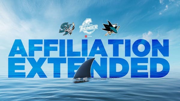 Thunder Extends Affiliation Agreement With San Jose
