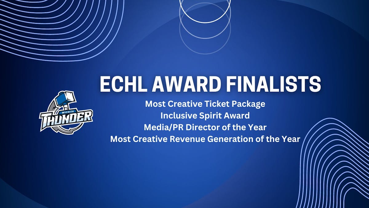 Thunder Earns Four Finalist Nominations For 2022-23 ECHL Team Awards
