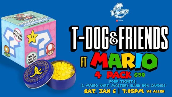 T-Dog &amp; Friends featuring Mario