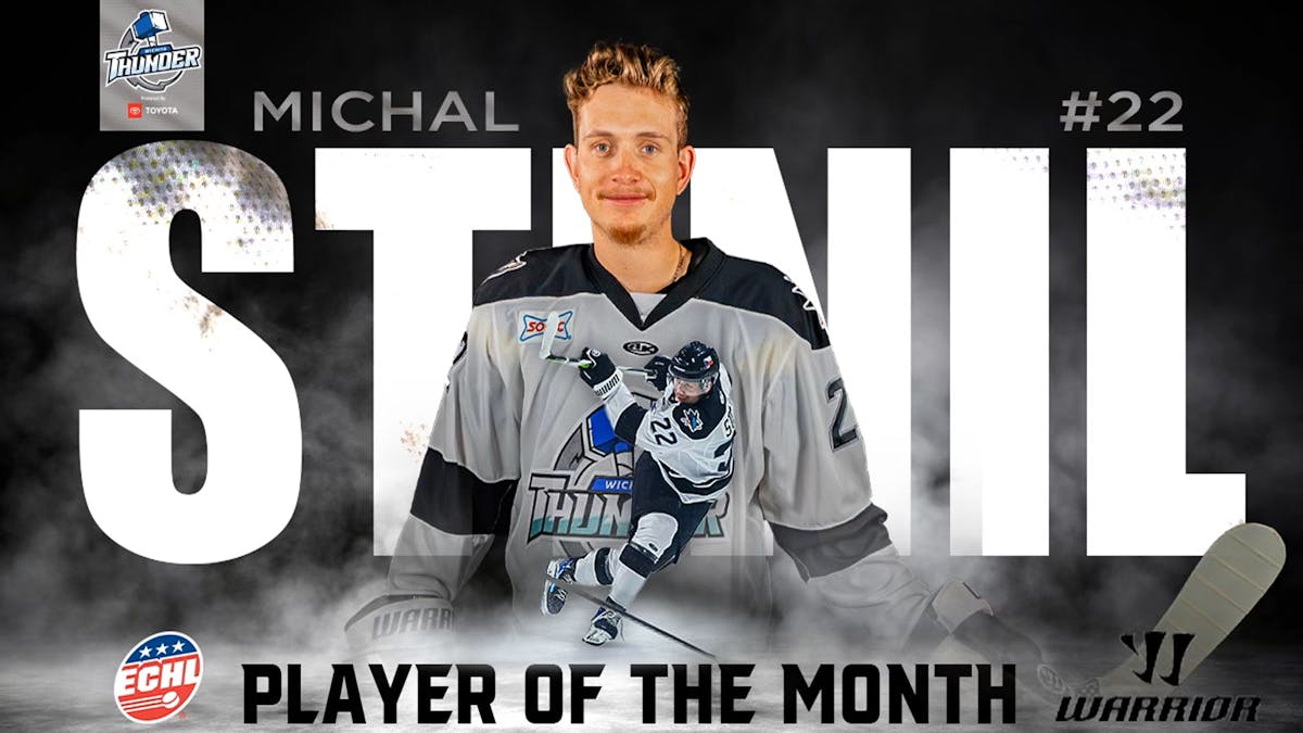 Stinil Selected as Warrior Hockey ECHL Player of the Month