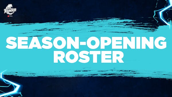 Thunder Announces 2023-24 Season-Opening Roster
