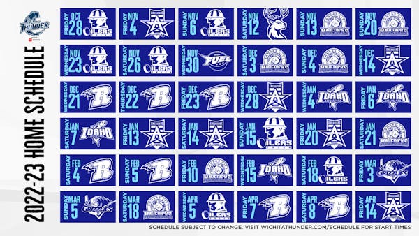 Thunder Unveils 2022-23 Regular Season Schedule