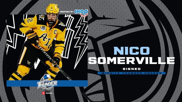 Thunder Inks Rookie Defenseman Nico Somerville