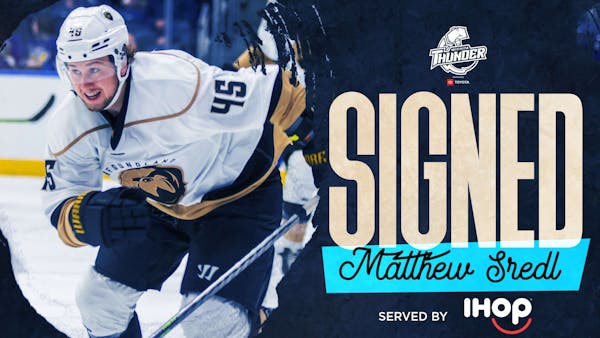 Thunder Adds Sredl To Blueline