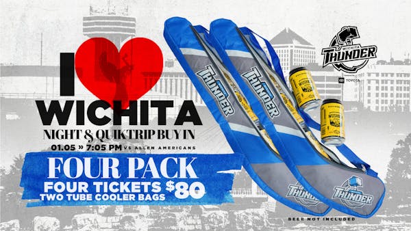 #ILOVEWICHITA Night, presented by Davis-Moore, Augusta Flight Center, Big Fish Bail Bonds, Hajoca, US Mortgage &amp; QuikTrip Buy In