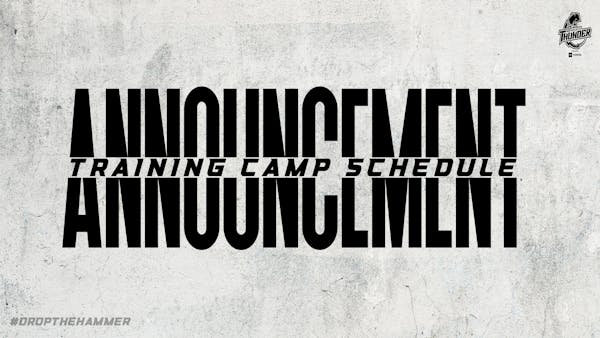 Thunder Announces 2024-25 Training Camp Schedule