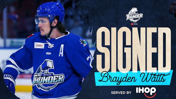 Thunder Brings Back Team MVP Brayden Watts